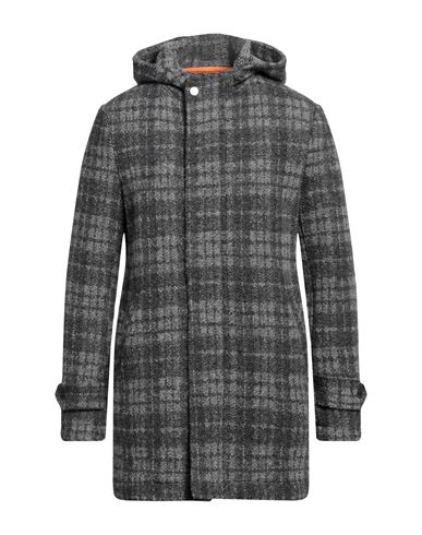 Distretto 12 Man Coat Grey Size S Virgin Wool, Polyester, Acrylic