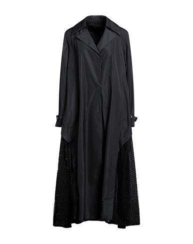 Herno Woman Overcoat & Trench Coat Steel Grey Size 8 Polyester, Polyamide