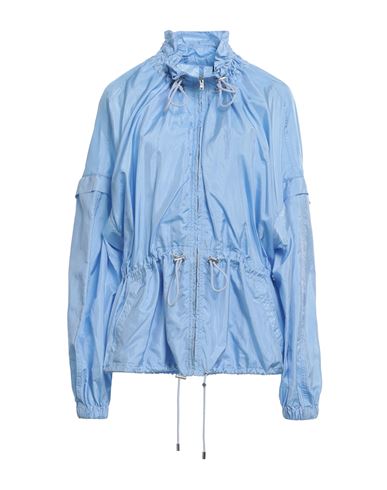 Isabel Marant Woman Jacket Sky Blue Size 6 Polyamide, Silk