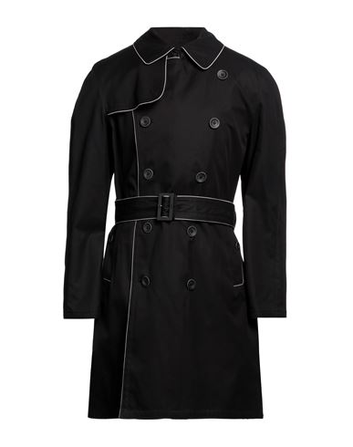 Herno Man Overcoat Black Size 40 Cotton