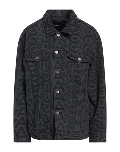 Marc Jacobs Woman Denim Outerwear Steel Grey Size L Cotton, Polyester