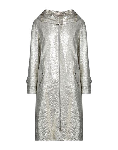 Herno Woman Overcoat & Trench Coat Grey Size 6 Polyester, Polyamide, Silk, Elastane