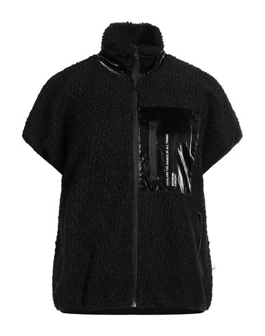 Noumeno Concept Woman Jacket Black Size S Wool, Polyester, Viscose, Cotton, Metal