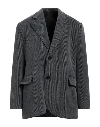 Emporio Armani Man Blazer Grey Size 42 Wool, Polyamide, Textile Fibers