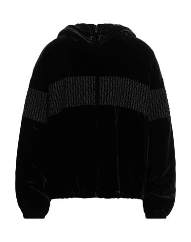 Emporio Armani Man Jacket Black Size 48 Viscose, Polyamide, Wool, Acrylic, Polyester