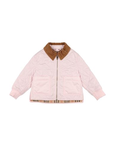 Burberry Babies'  Toddler Girl Down Jacket Pink Size 4 Polyester, Cotton