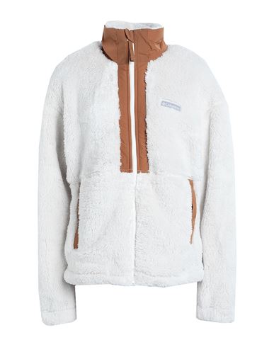 Columbia Boundless Discovery Sherpa Fz Woman Sweatshirt Off White Size L Polyester