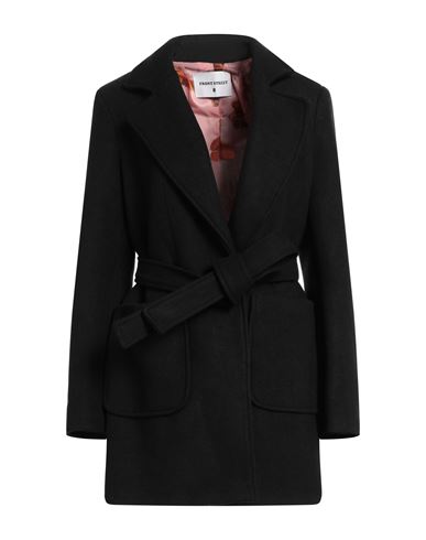 Shop Front Street 8 Woman Coat Black Size 8 Polyester