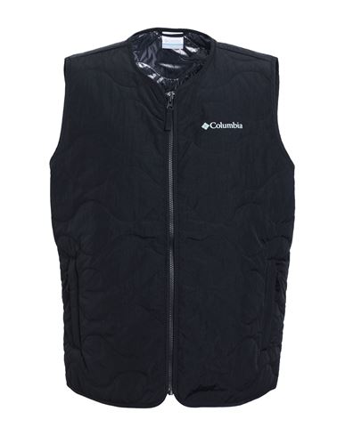 Shop Columbia Birchwood Vest Man Jacket Black Size L Nylon