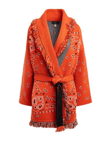 Alanui Woman Cardigan Orange Size M Cashmere