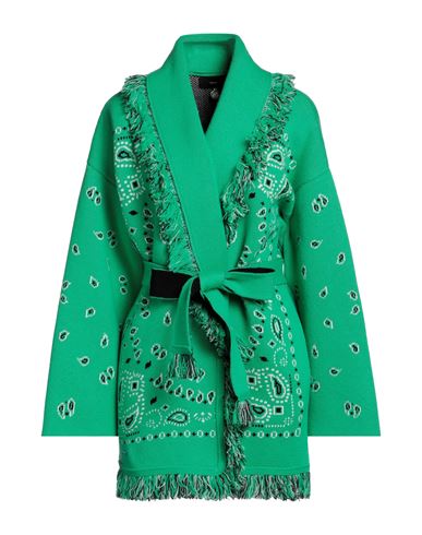 Alanui Woman Cardigan Green Size S Cashmere