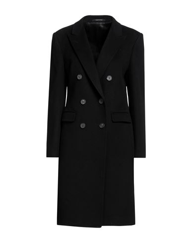 Tagliatore 02-05 Woman Coat Black Size 12 Cashmere In Black