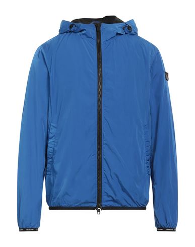 Shop Peuterey Man Jacket Blue Size L Polyamide
