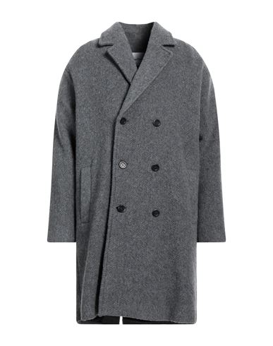 American Vintage Man Coat Grey Size Xs/s Wool, Polyamide