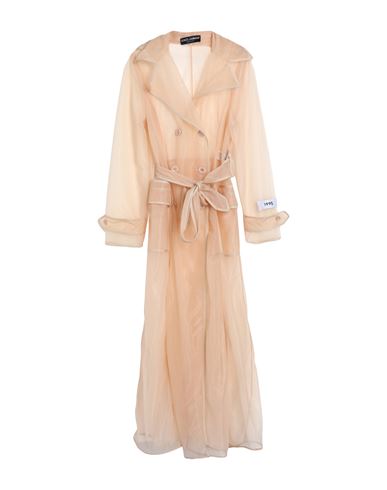 Dolce & Gabbana Woman Overcoat & Trench Coat Blush Size 4 Polyamide, Cotton, Acetate In Pink