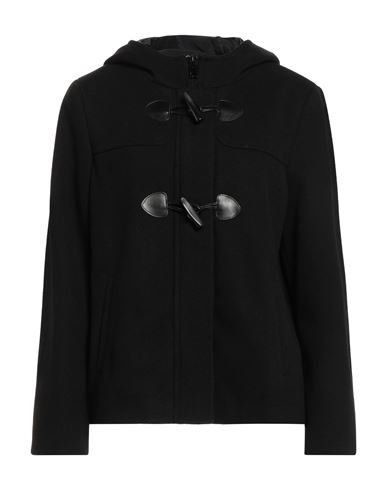 Shop Diana Gallesi Woman Coat Black Size 16 Polyester
