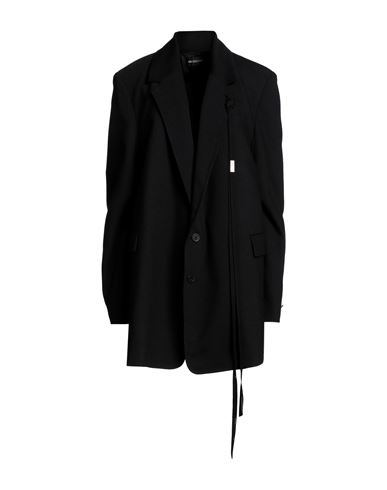 Ann Demeulemeester Woman Suit Jacket Black Size 8 Acetate