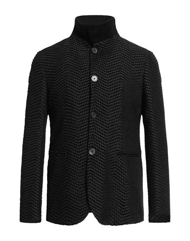 Emporio Armani Man Blazer Black Size 36 Viscose, Modal, Polyester, Silk, Cotton