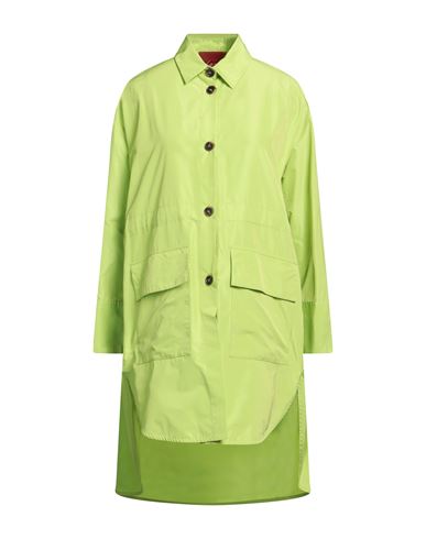 Co. Go Woman Overcoat Acid Green Size 4 Polyester