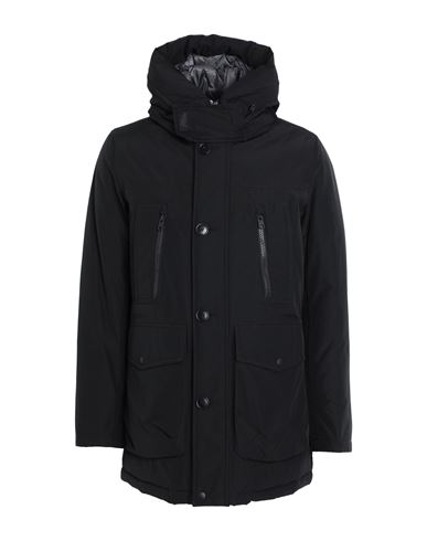 Shop Woolrich Ramar Arctic Parka Man Puffer Black Size Xl Cotton, Polyamide