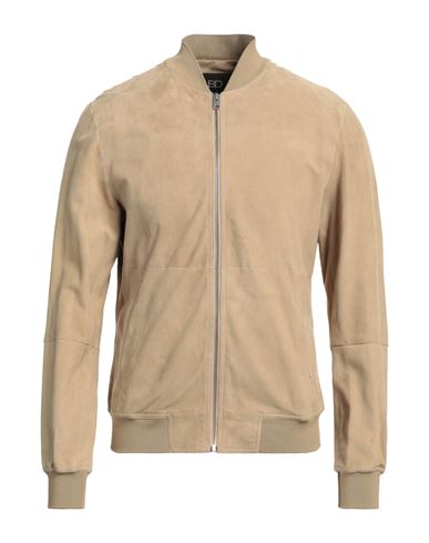 Brian Dales Man Jacket Beige Size 46 Soft Leather
