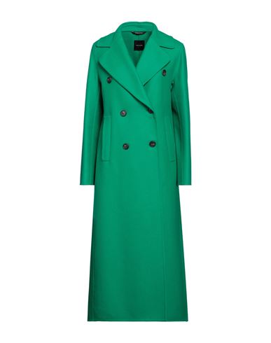 Tagliatore 02-05 Woman Coat Green Size 8 Wool, Cupro