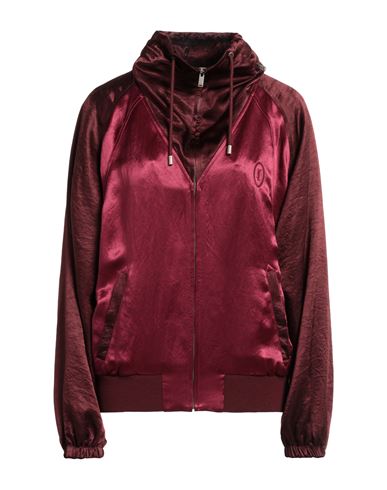 Shop Saint Laurent Man Jacket Burgundy Size 40 Acetate, Polyester, Acrylic, Wool, Elastane In Red
