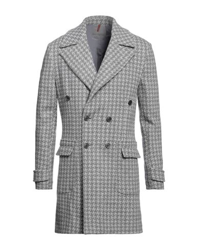Primo Emporio Man Coat Grey Size 38 Wool, Polyester