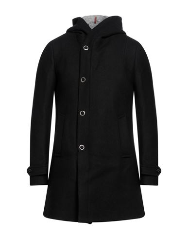 Primo Emporio Man Coat Black Size 36 Wool, Polyester