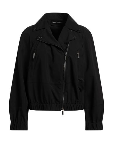 Emporio Armani Woman Jacket Black Size 8 Polyester