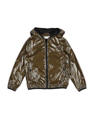 Herno Gloss Toddler Boy Jacket Military Green Size 6 Polyamide, Polyurethane Coated, Polyester In Green