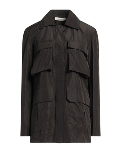Liviana Conti Woman Jacket Dark Brown Size 6 Polyester