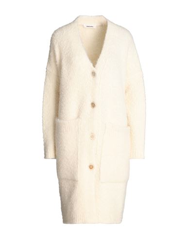 Circus Hotel Woman Coat Off White Size 6 Wool, Alpaca Wool, Polyamide, Elastane