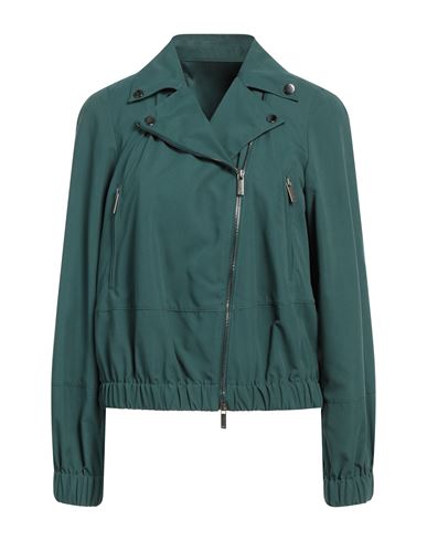 Emporio Armani Woman Jacket Green Size 8 Polyester
