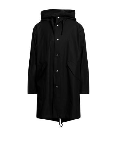 Jil Sander Man Overcoat Black Size 40 Cotton