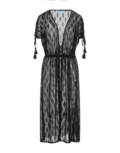 Iconique Woman Overcoat & Trench Coat Black Size L Cotton, Polyamide
