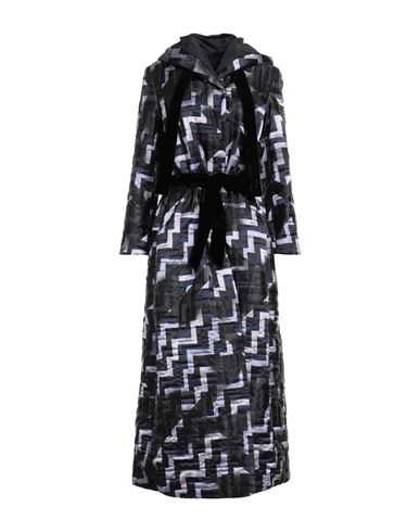Emporio Armani Woman Coat Black Size 8 Polyester