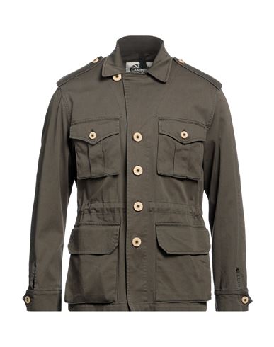 Camplin Man Jacket Military Green Size 44 Cotton, Elastane