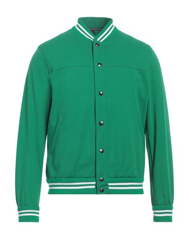 Shop Hōsio Man Jacket Green Size 40 Cotton, Polyamide, Elastane