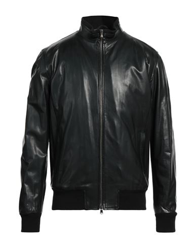 Barba Napoli Man Jacket Black Size 44 Soft Leather