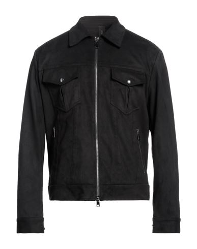 Hōsio Man Jacket Black Size M Viscose, Polyamide, Elastane