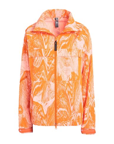 Shop Adidas By Stella Mccartney Asmc Woven Tt P Woman Jacket Orange Size M Recycled Polyamide, Elastane