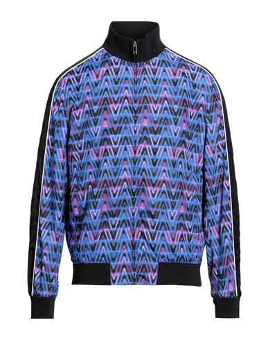 Valentino Garavani Man Jacket Blue Size 38 Polyamide, Polyester