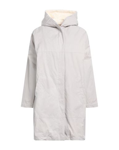 Crossley Woman Coat Light Grey Size S Cotton, Polyester, Polyamide