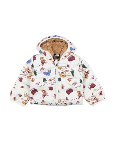 THE NORTH FACE THE NORTH FACE BABY NORTH DOWN HOODED JACKET NEWBORN DOWN JACKET IVORY SIZE 3 POLYESTER