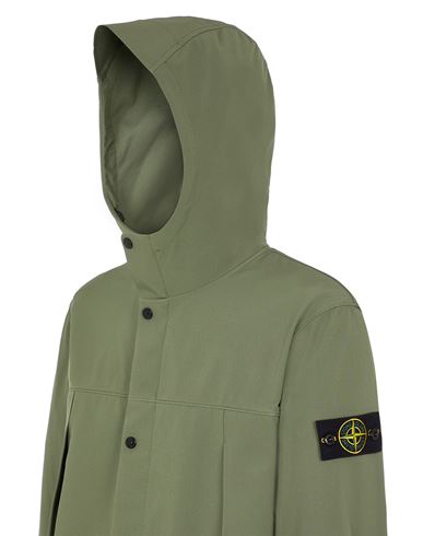 Stone Island lightweight hooded jacket - Green