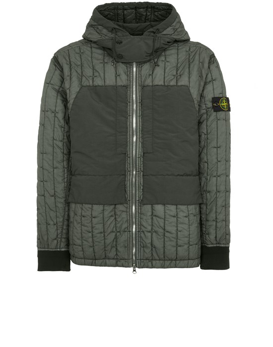 Sold out - Other colours available STONE ISLAND 40731 QUILTED NYLON STELLA WITH PRIMALOFT®-TC Jacket Man Musk Green