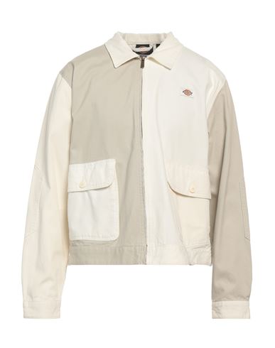 Dickies Man Jacket Ivory Size Xl Cotton In White