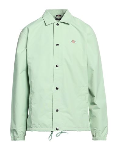 Shop Dickies Man Jacket Light Green Size Xs Polyamide, Polyester