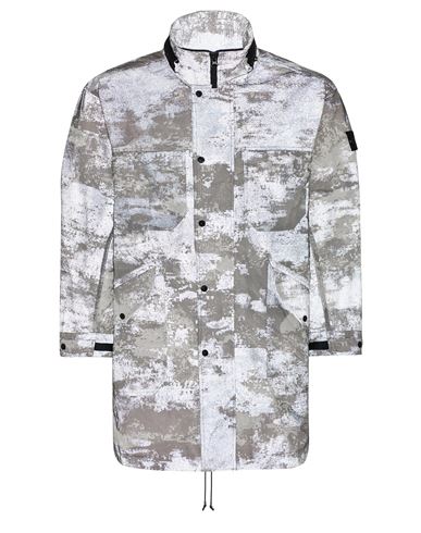 71199 DISSOLVING GRID CAMO MESH ON REFLECTIVE ECONYL® REGENERATED ...